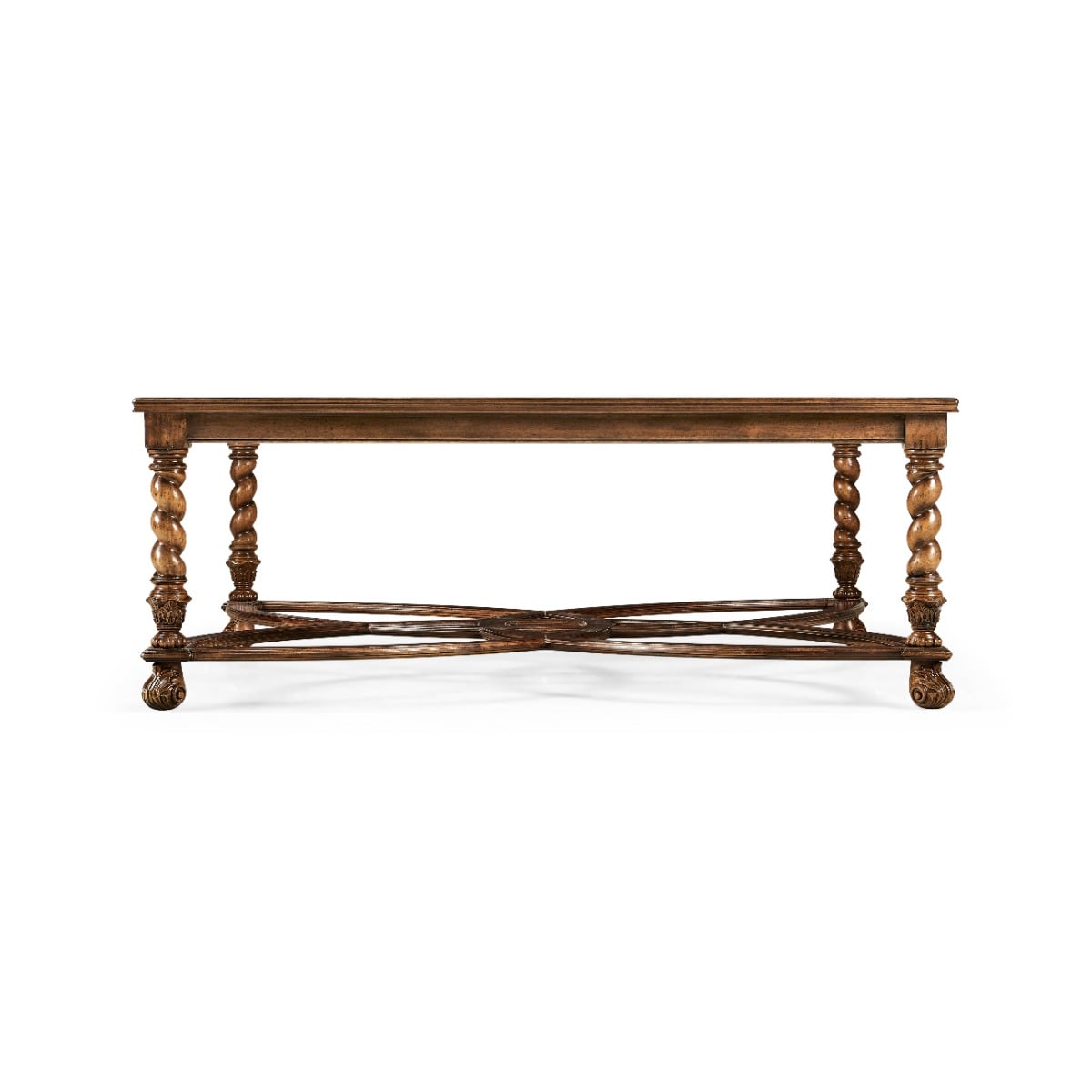 Large Square Coffee Table Oyster - Eglomise Top