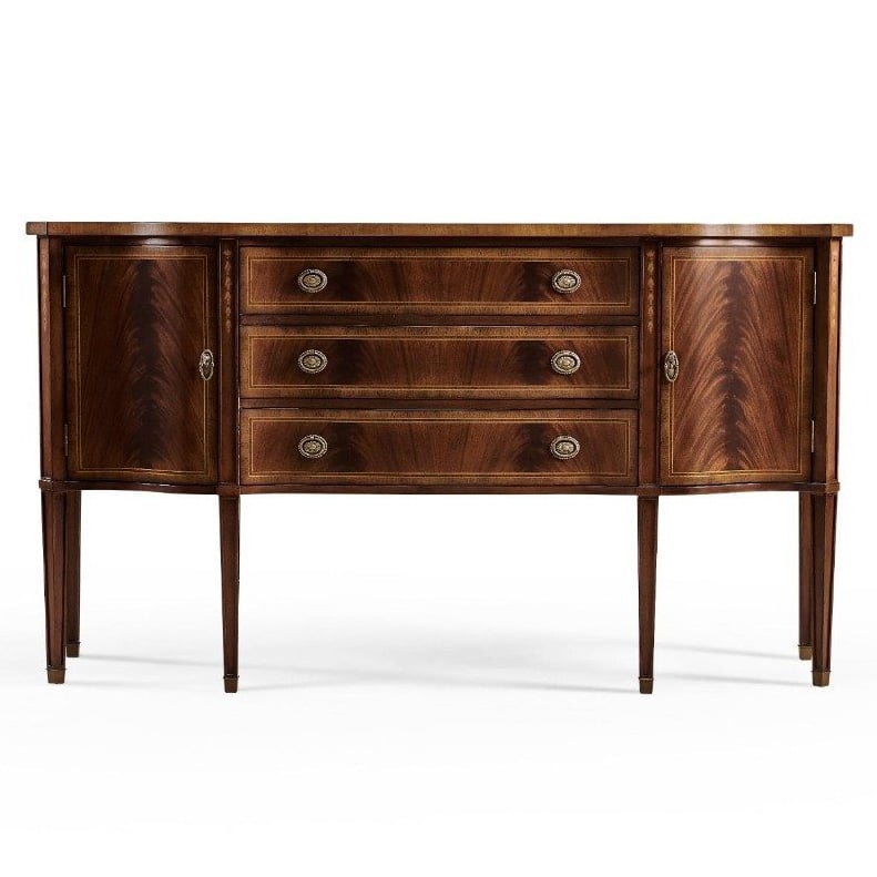 Buckingham Mahogany Breakfront Sideboard
