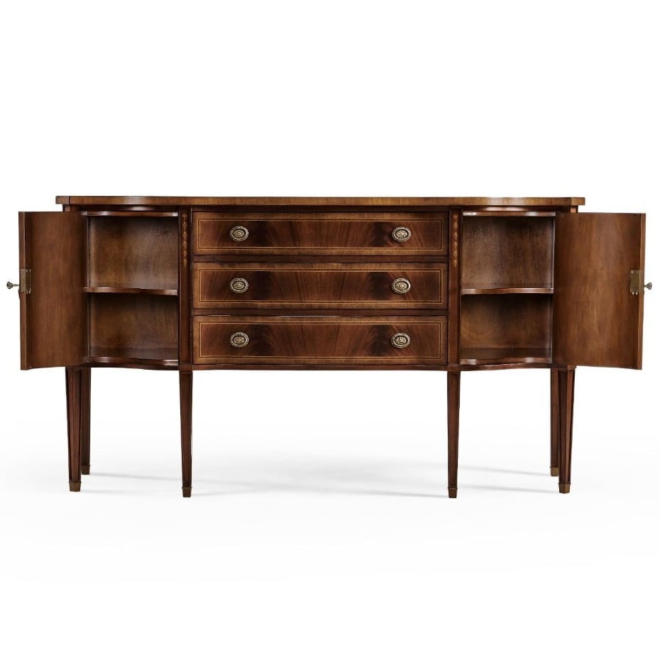 Buckingham Mahogany Breakfront Sideboard