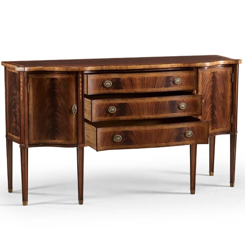 Buckingham Mahogany Breakfront Sideboard