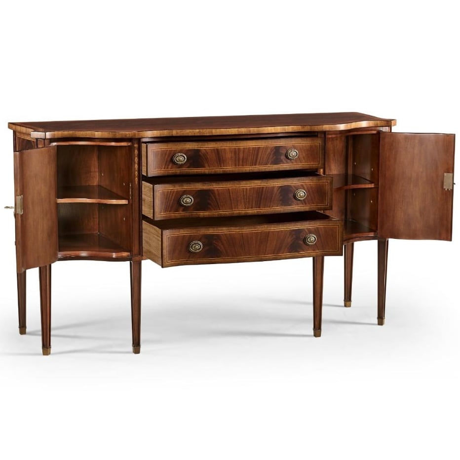 Buckingham Mahogany Breakfront Sideboard