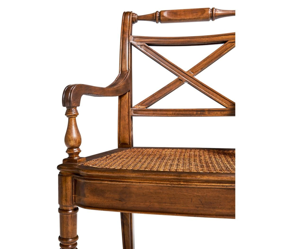 Dining Armchair Monarch with Cross Frame