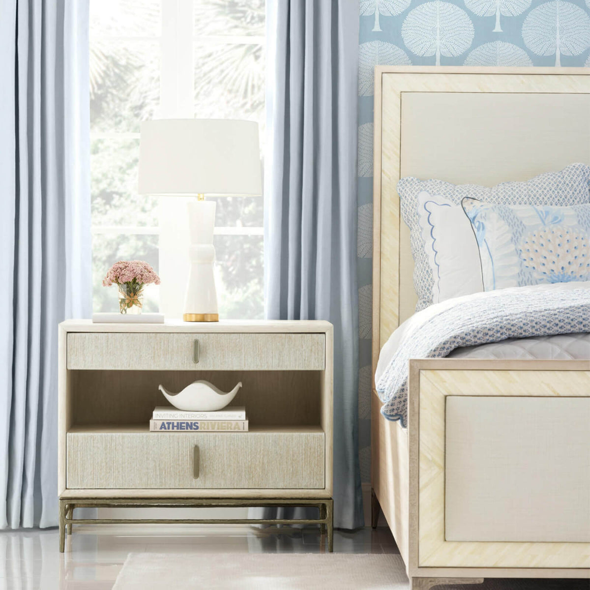 Clapotis Danish Cord Bedside Table