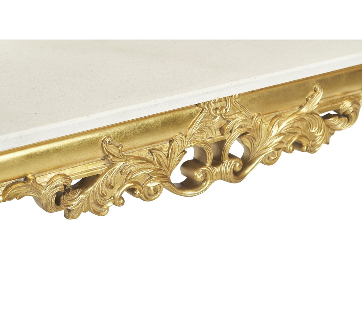Console Table Baroque with Marble Top