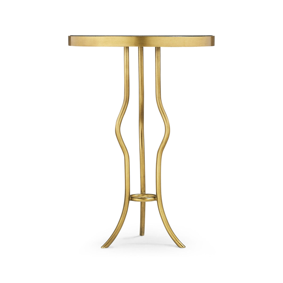 Round Accent Table Contemporary - Gilded