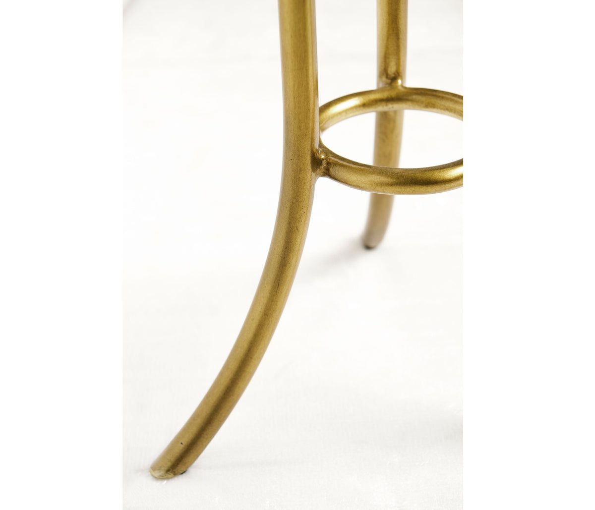 Round Accent Table Contemporary - Gilded
