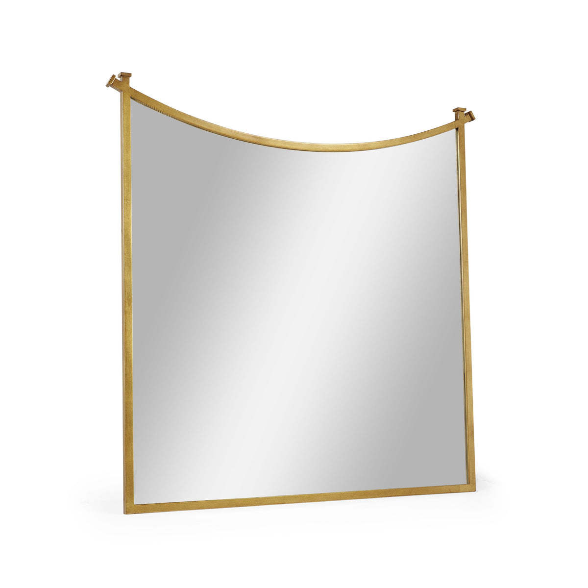 Luxe Inverted Arch Wall Mirror in Gilded Gold