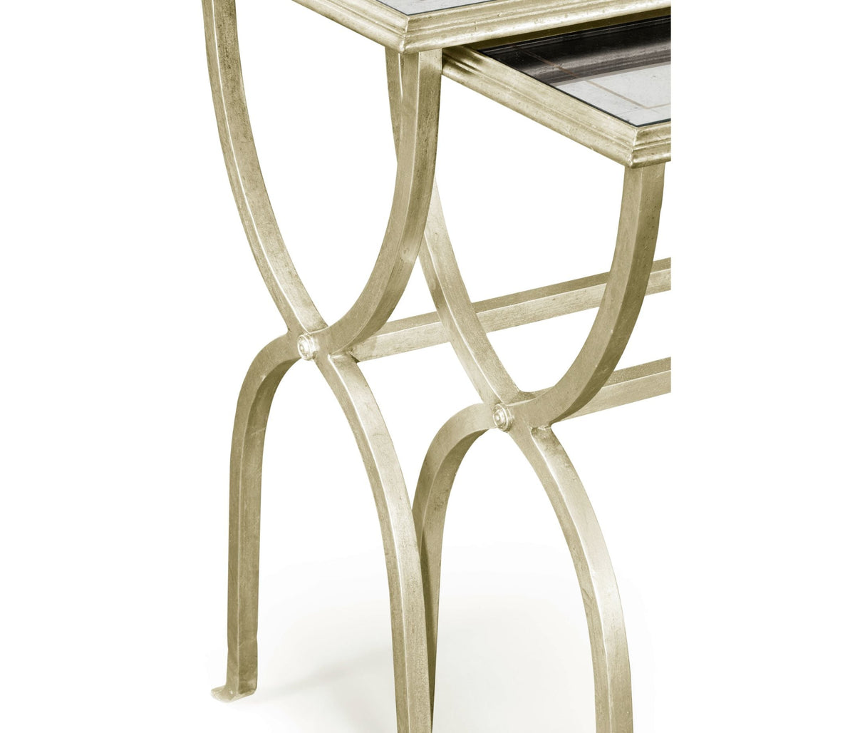 Nest of Tables Horseshoe - Silver