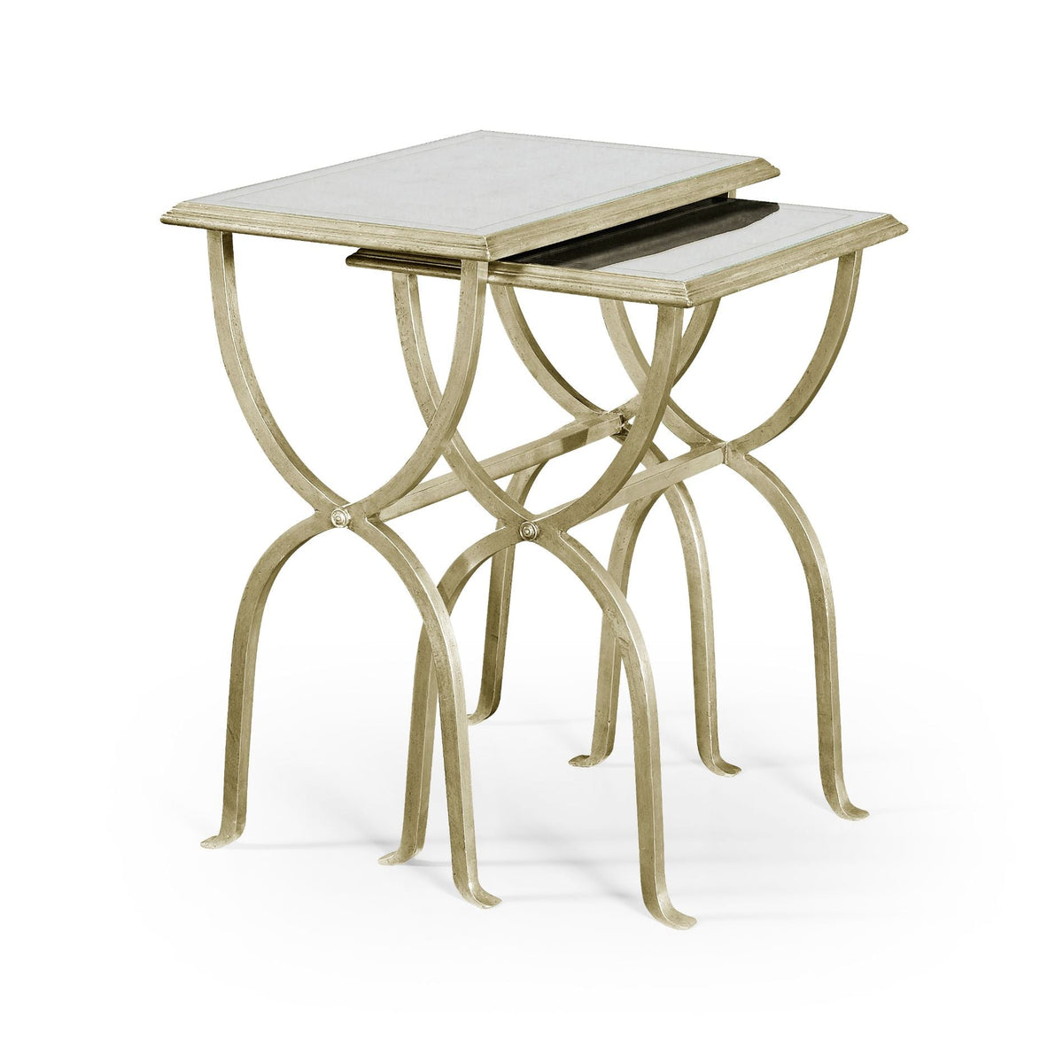 Nest of Tables Horseshoe - Silver