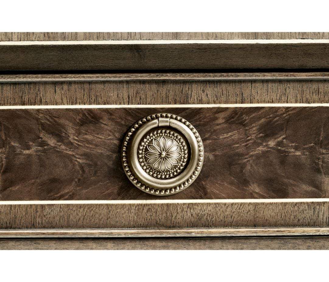 Regency Console Table in Bleached Mahogany