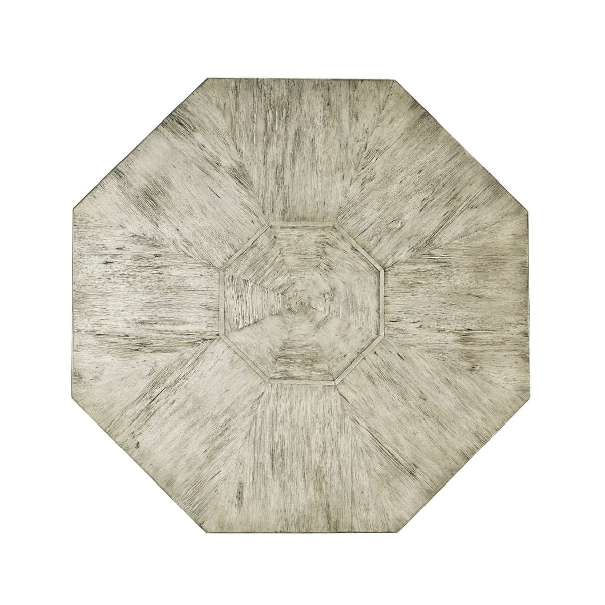 Octagonal Centre Table Rustic in Rustic Grey