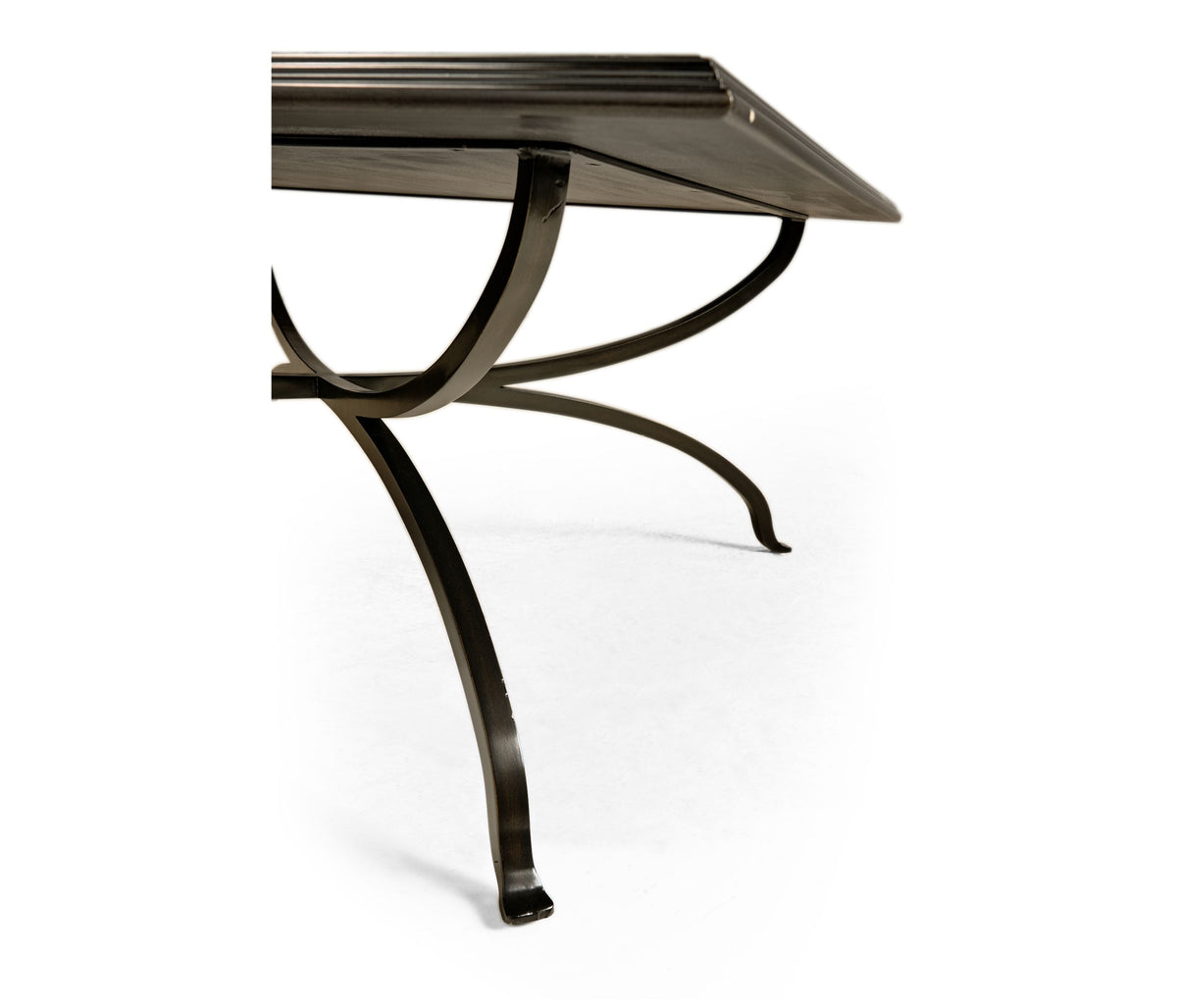 Square Coffee Table Contemporary - Bronze