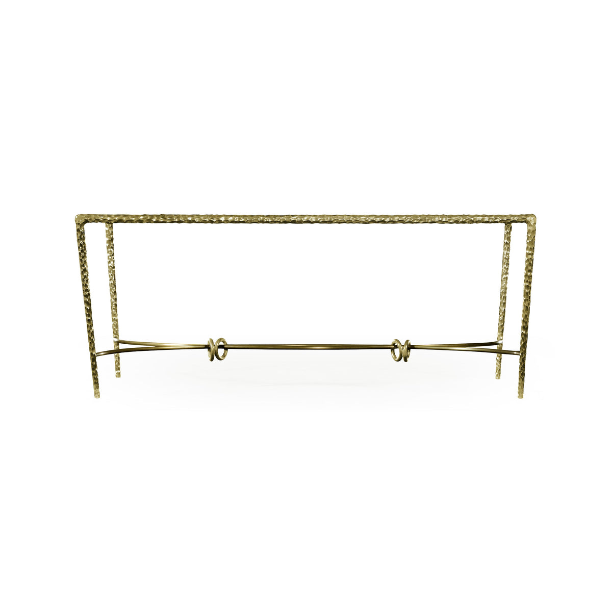 Coffee Table Hammered - Brass