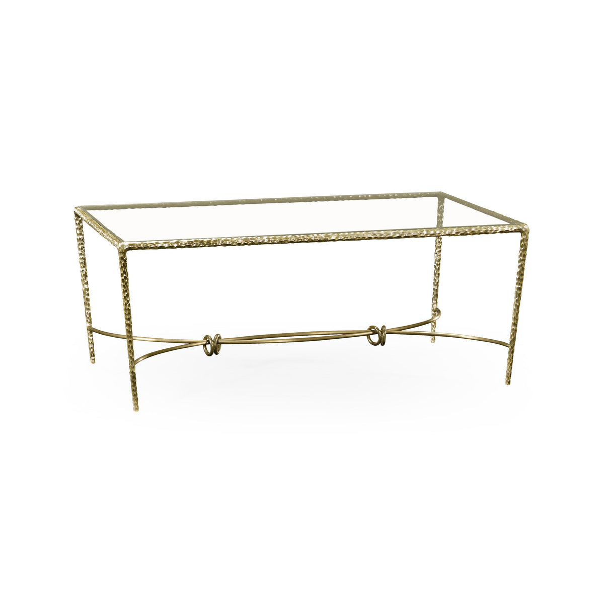 Coffee Table Hammered - Brass