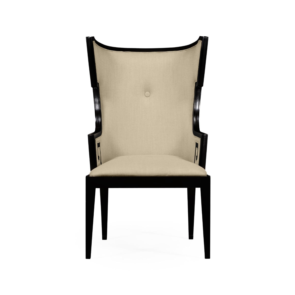 Dining Armchair Greek Revival Painted Black - Antwerp