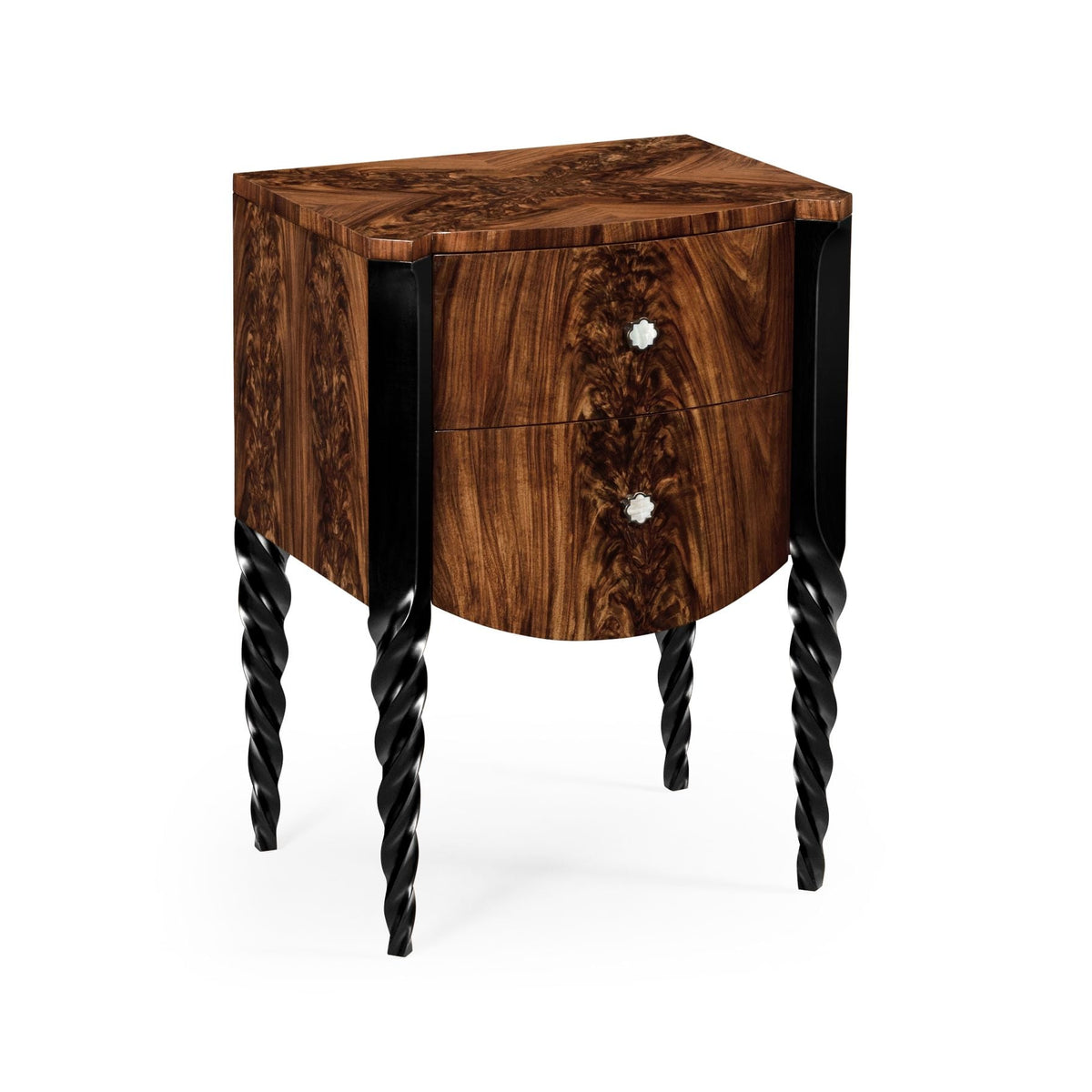 Bedside Cabinet Barley - Black