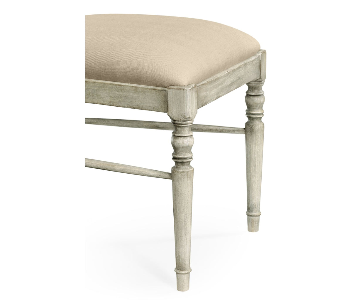 Casual Upholstered Dining Side Chair in Mazo - Rustic Grey