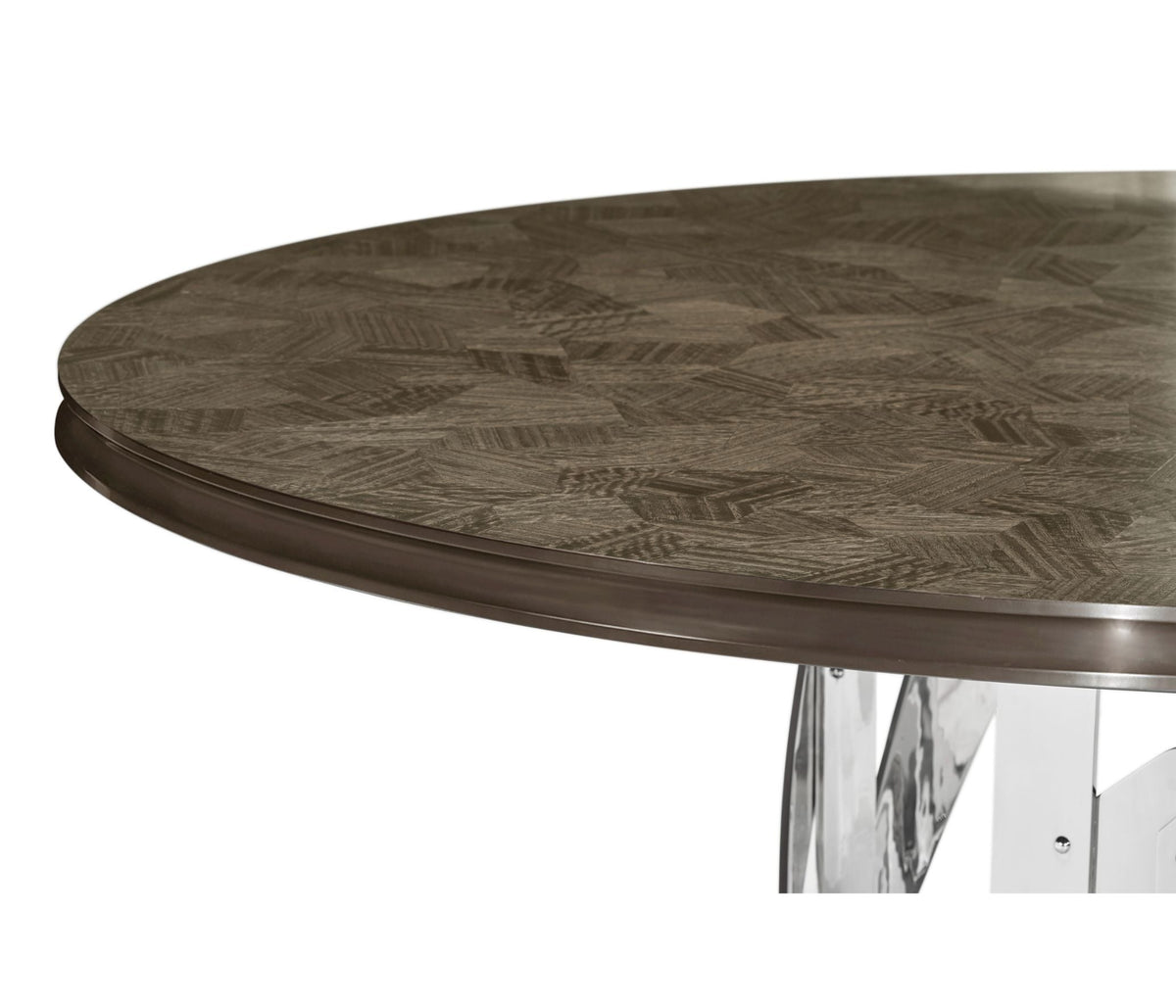 Round Dining Table in Grey Eucalyptus - 183cm