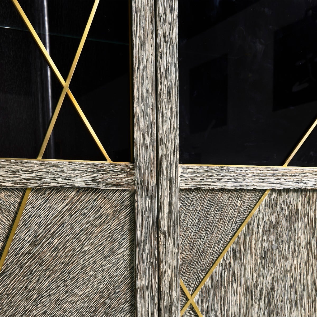 Geometric Display Cabinet