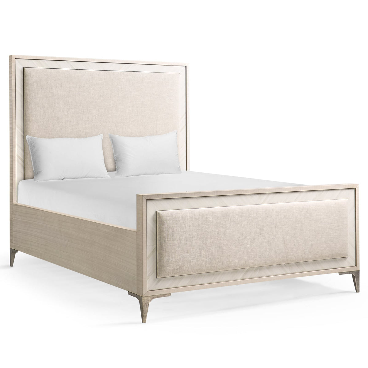Tideline Bone & Linen Upholstered UK King Bed