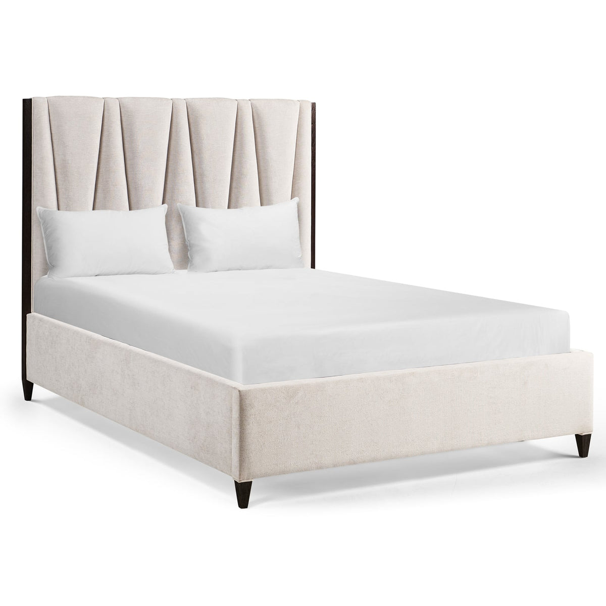 Geometric King Upholstered Bed