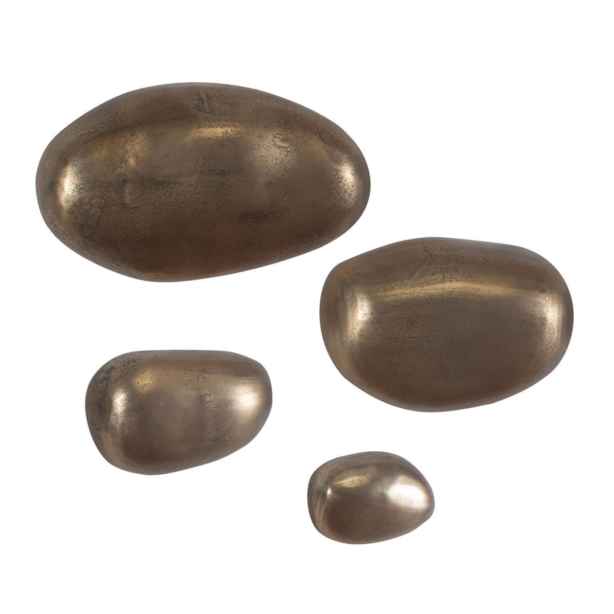 Set In Stone Brass Outdoor Wall Art Set of 4