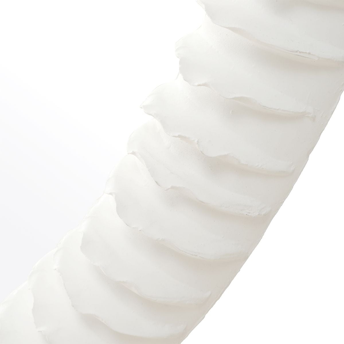 Akiko White Round Mirror