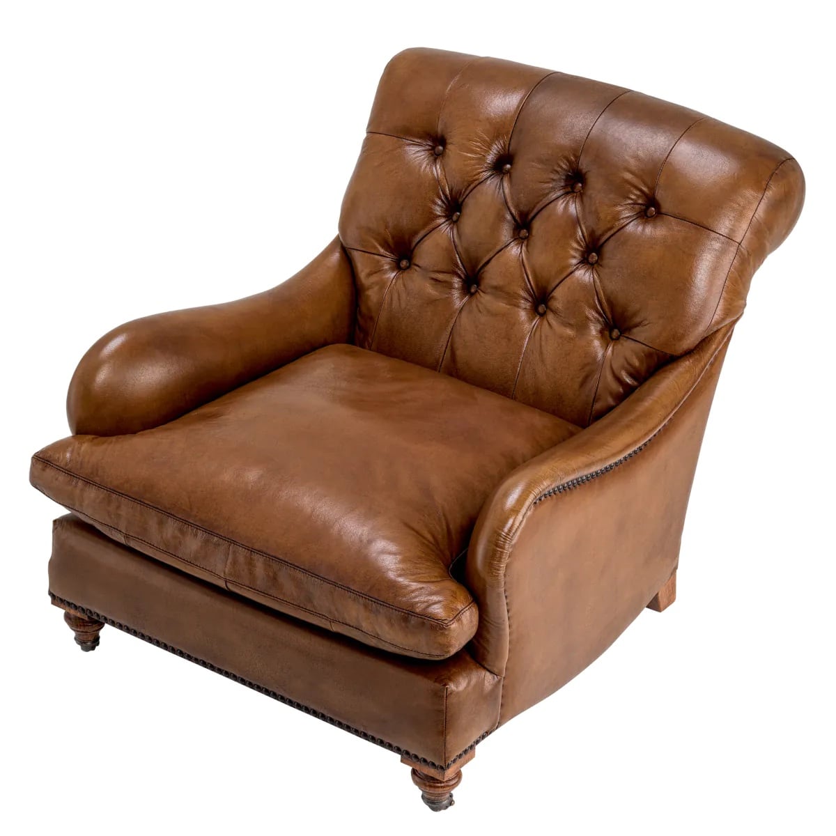 Club Chair Caledonian in Tobacco Leather