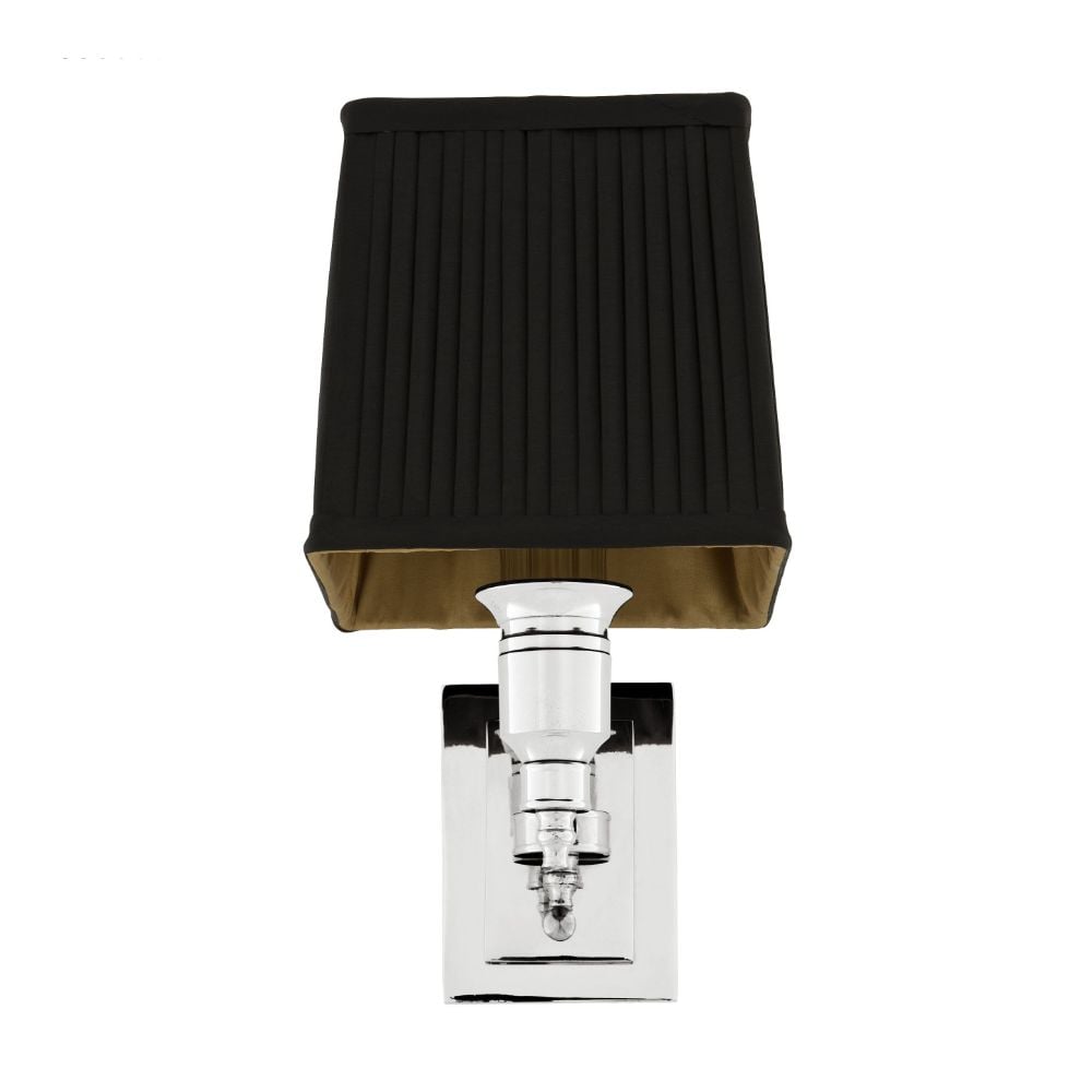 Lexington Wall Light Nickel & Black