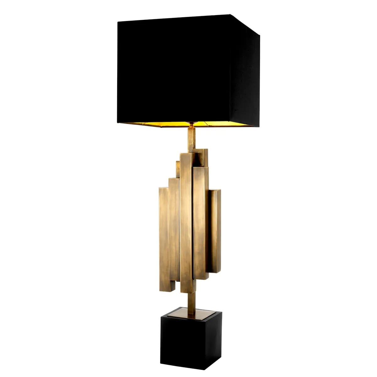 Table Lamp Beau Rivage in Vintage Brass
