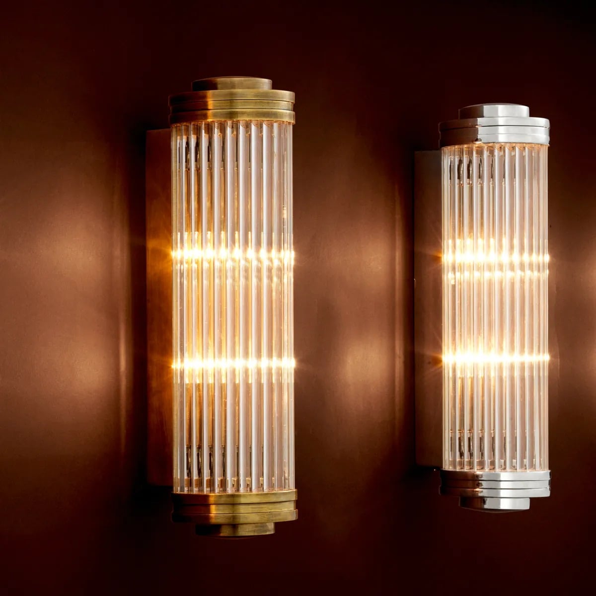 Wall Lamp Gascogne Large in Nickel