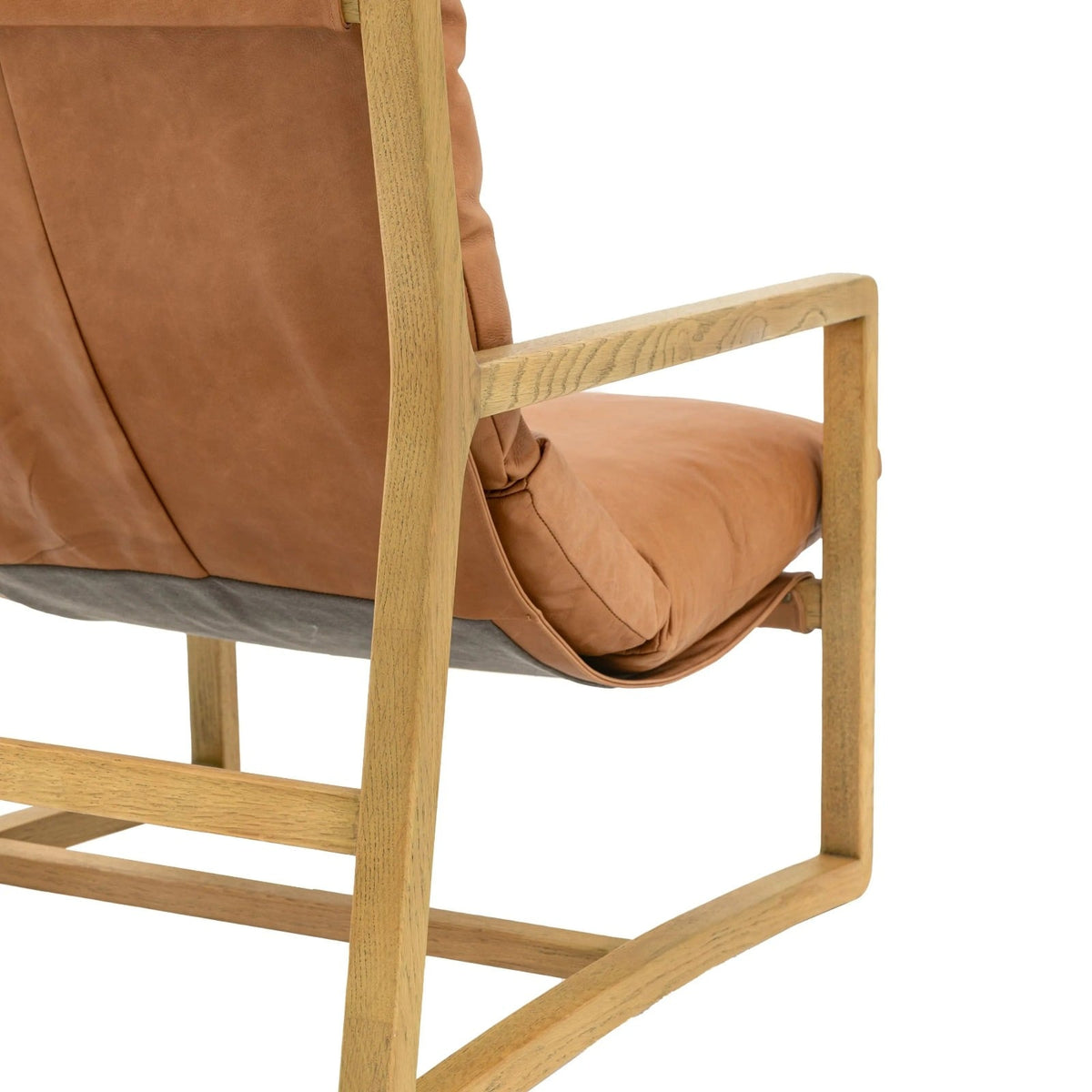 Burnetta Lounge Chair Vintage Brown Leather