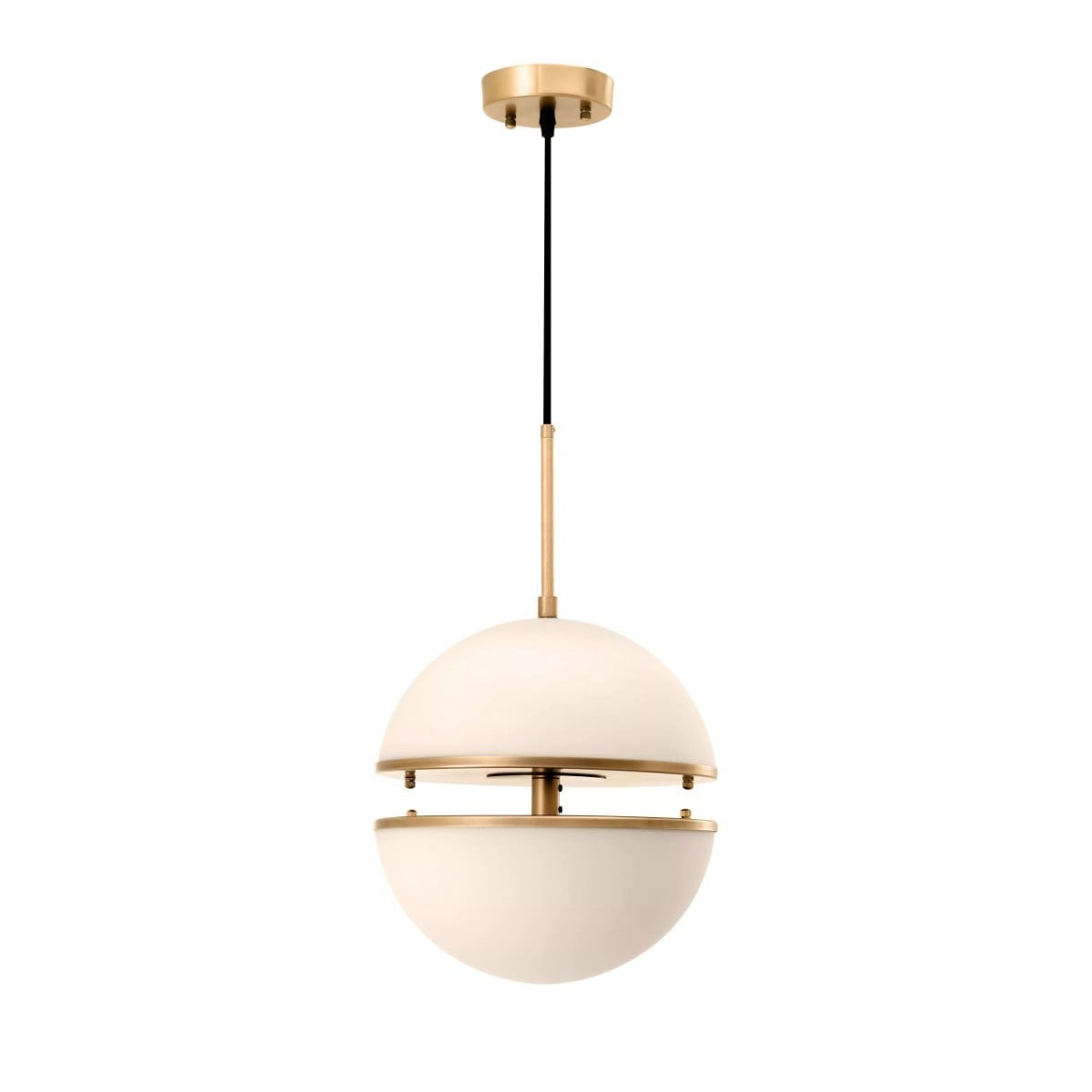 Hanging Lamp Spiridon Single antique brass finish