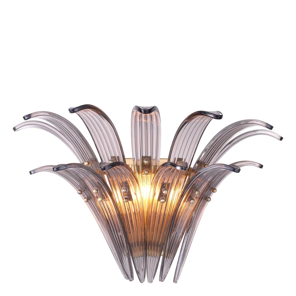 Wall Lamp Italo in Light Brushed Brass