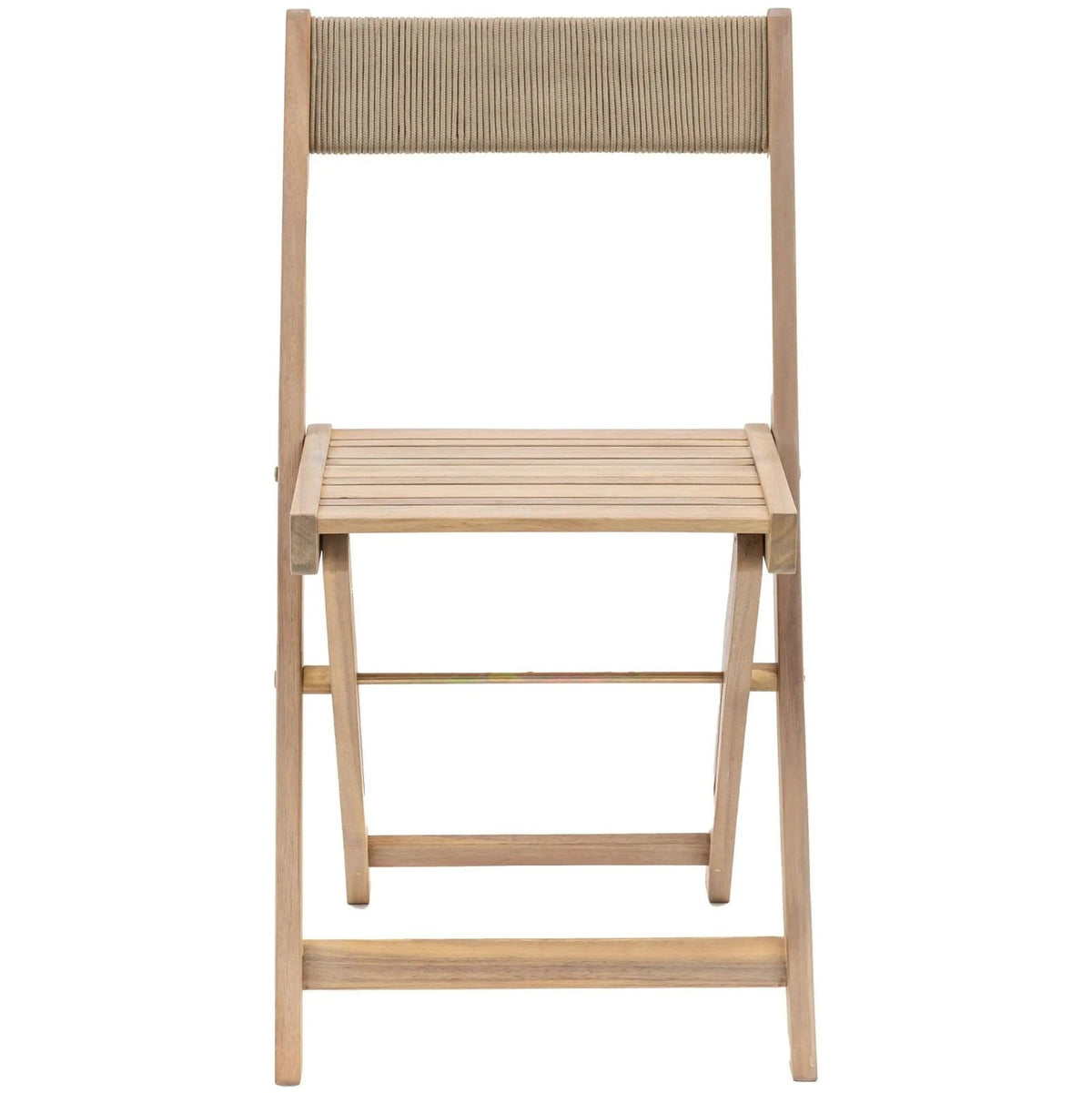 Vindo Outdoor Folding Chair Natural Set of 2