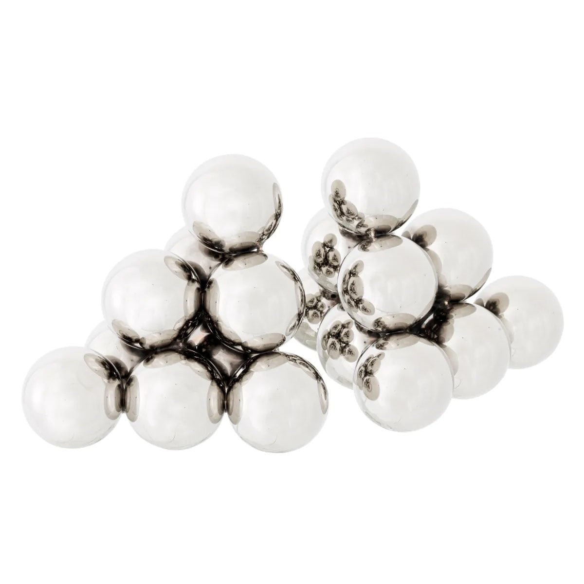 Carioca Bookend in Nickel - Set of 2
