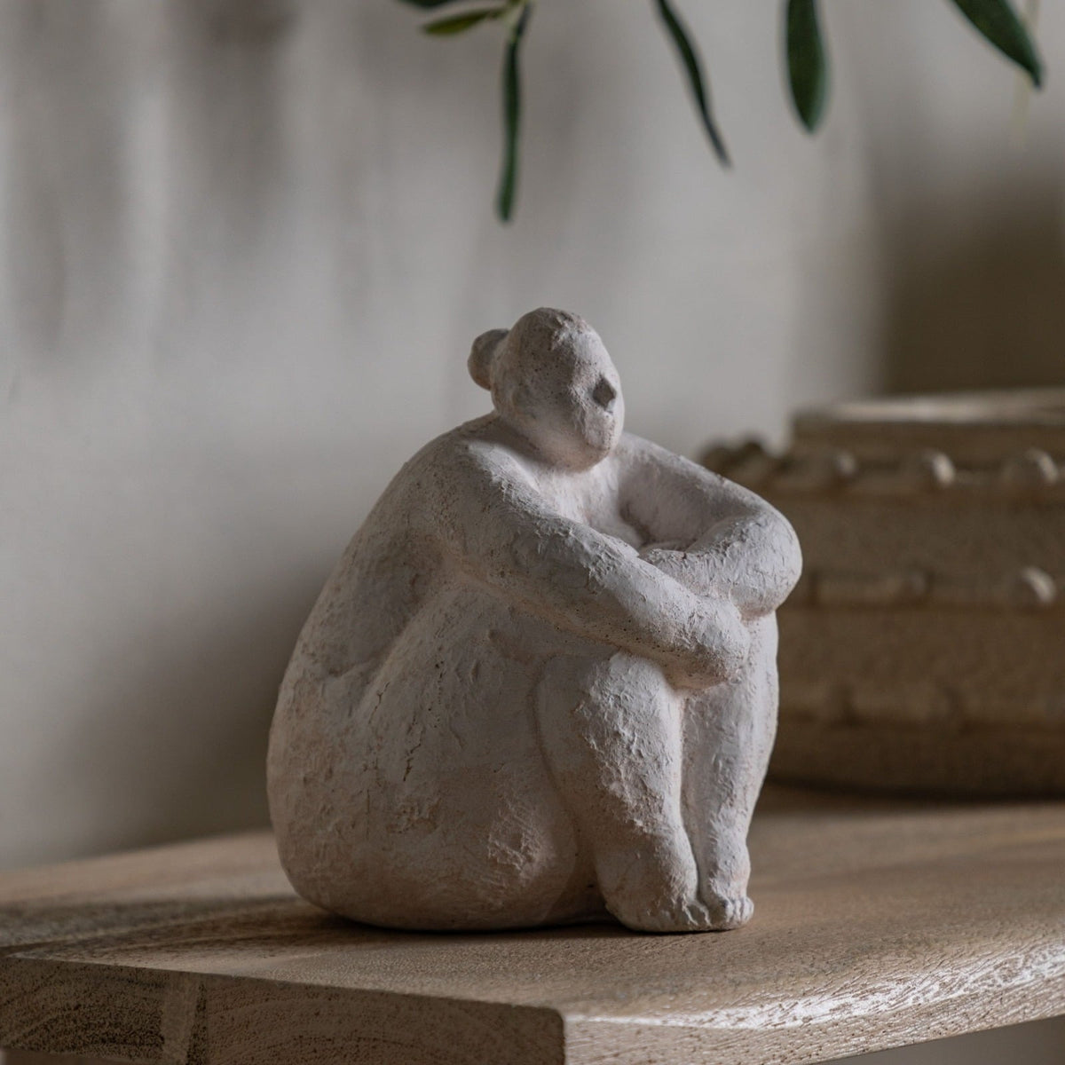 Cement Lady Decoration Small