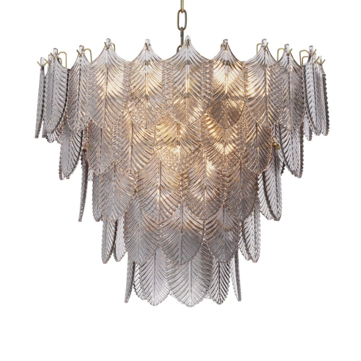 Verbier Chandelier in Smoke Glass - Small