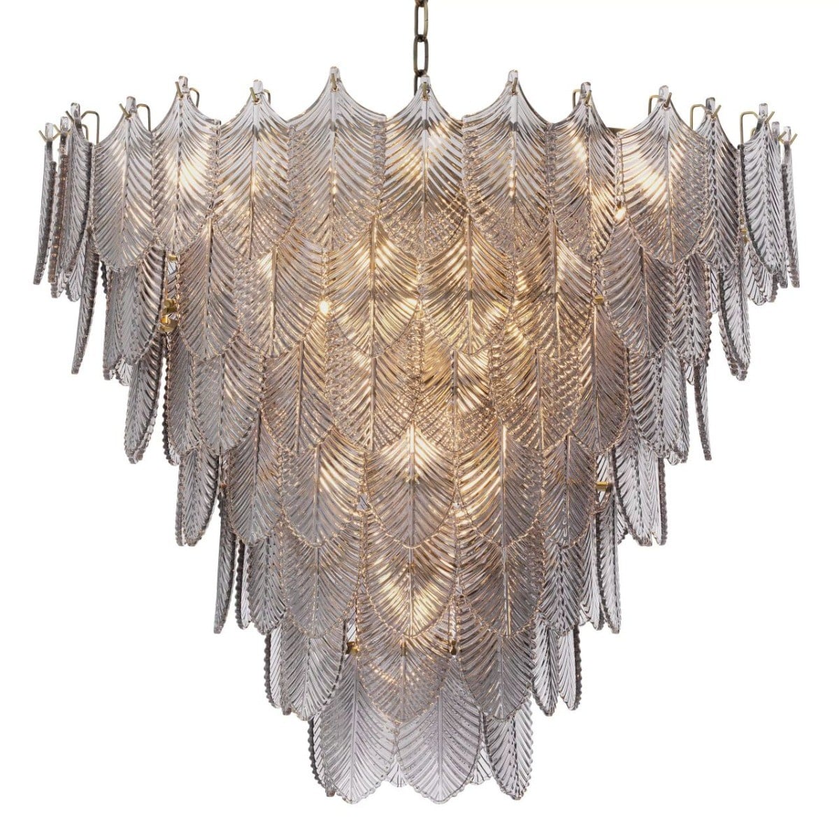 Verbier Chandelier in Smoke Glass - Large