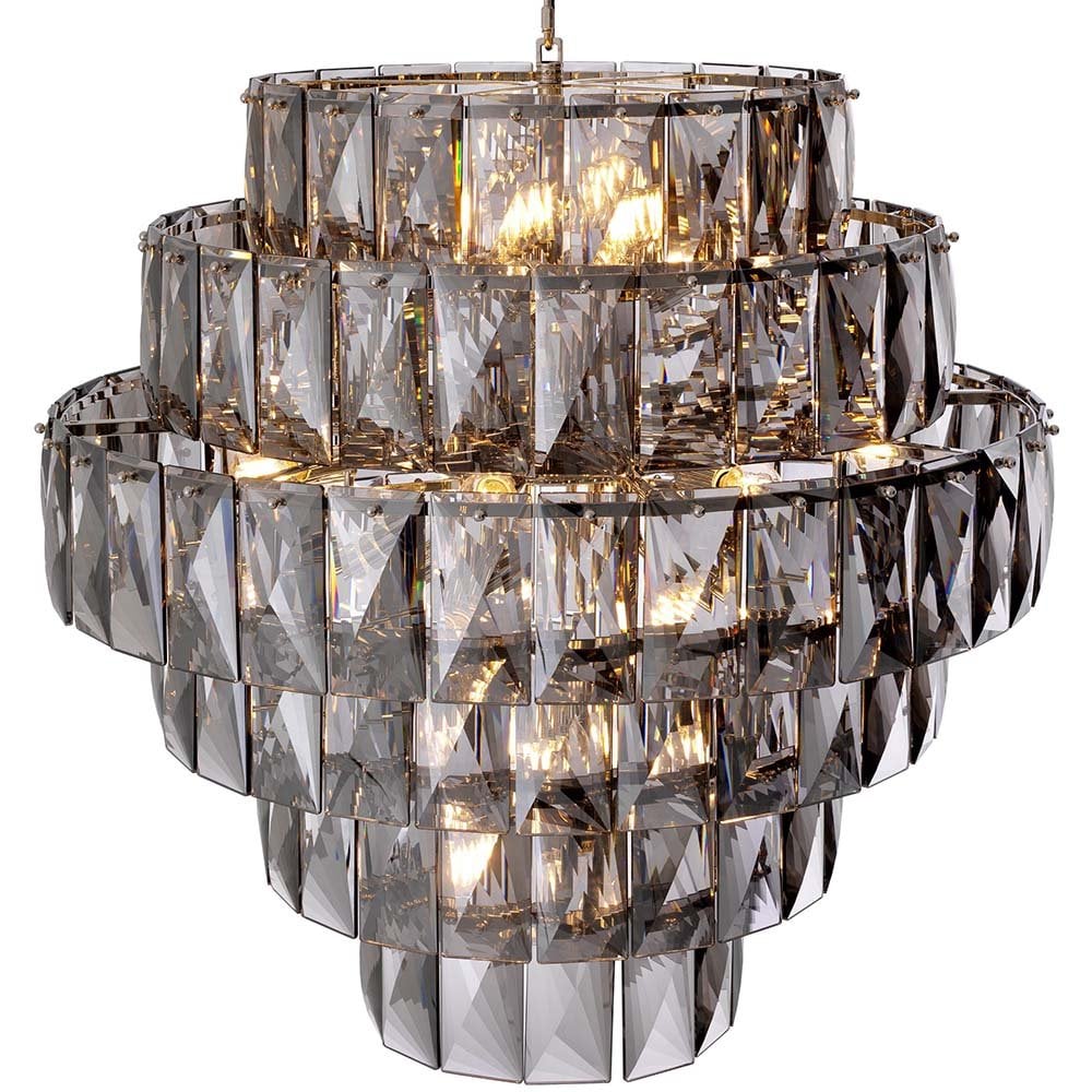 Amazone Large Chandelier - Smoke