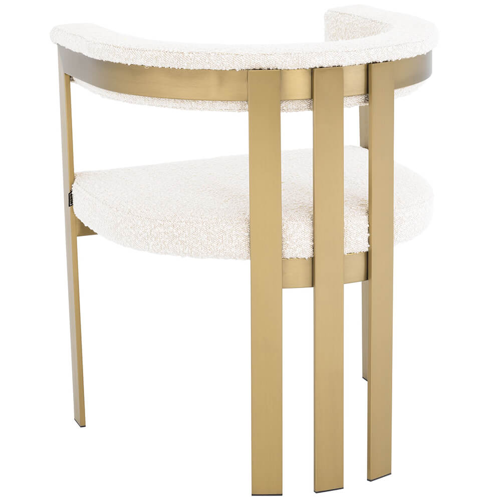 Clubhouse Dining Chair in Boucle Cream