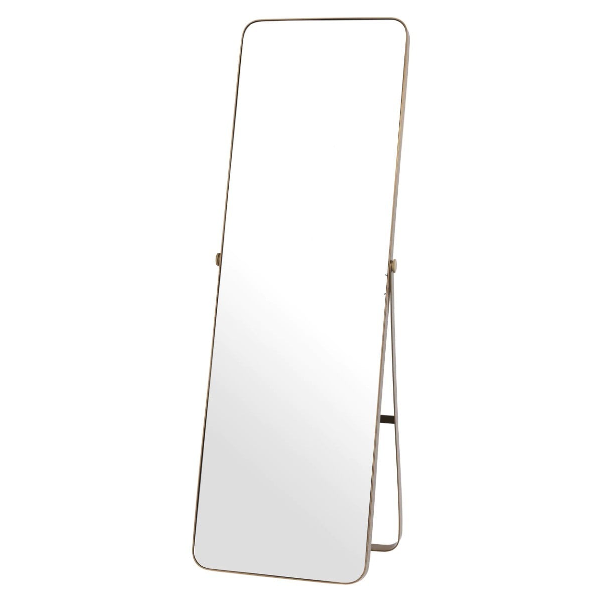 Hardwick Full Length Mirror in Brushed Brass