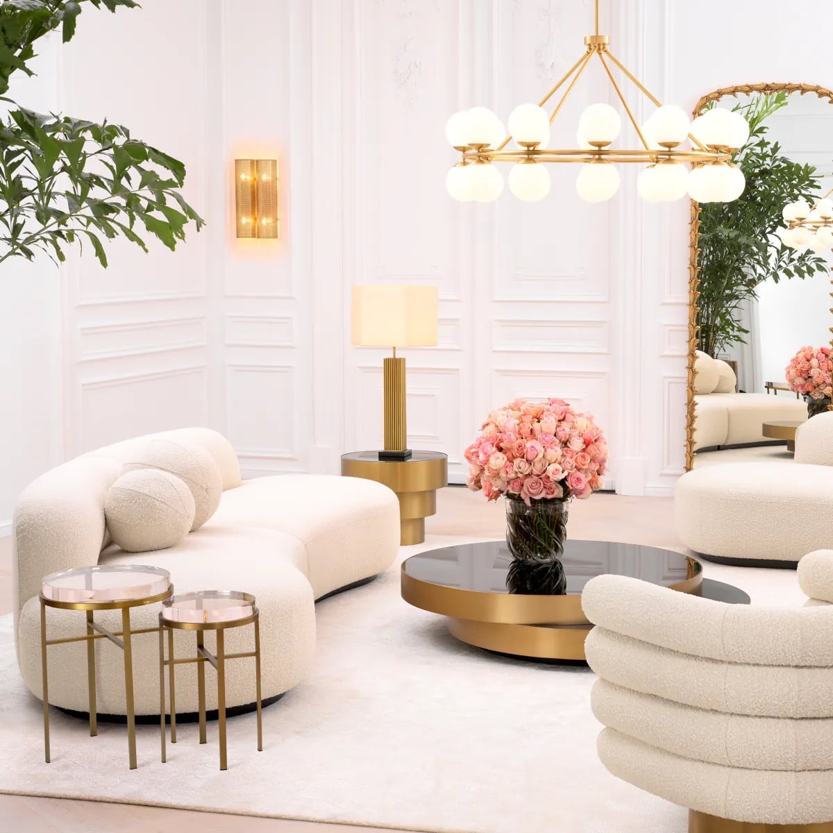 Bjorn Sofa in Bouclé Cream - Small