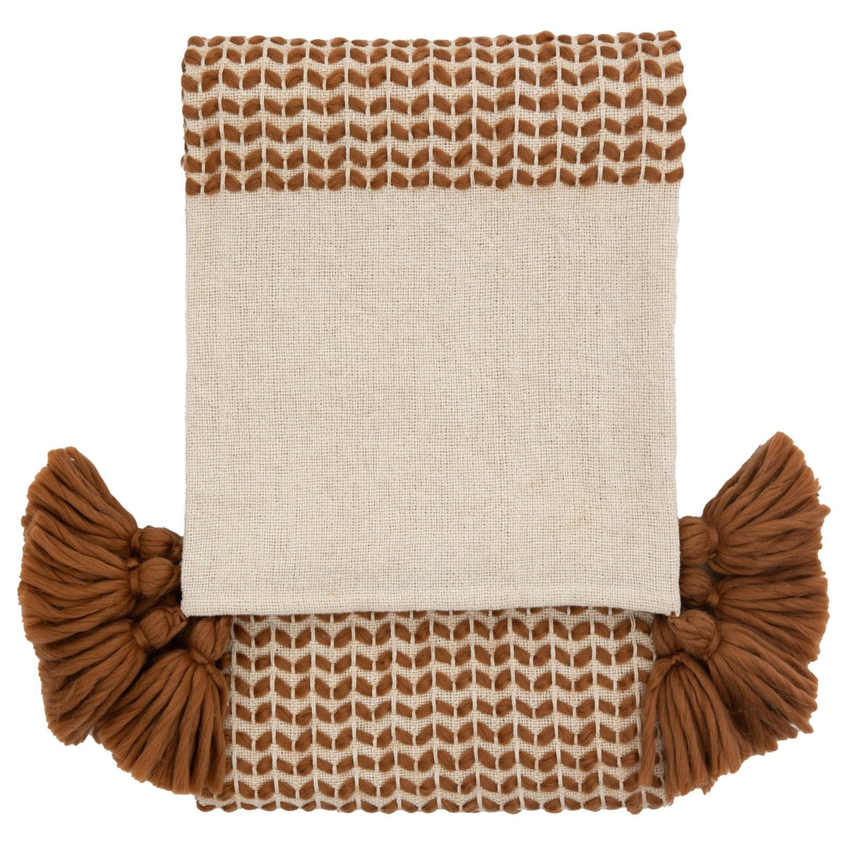 Dolby Woven Throw in Rust