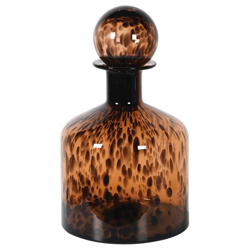 Squat Tortoise Shell Effect Bottle with Ball Top