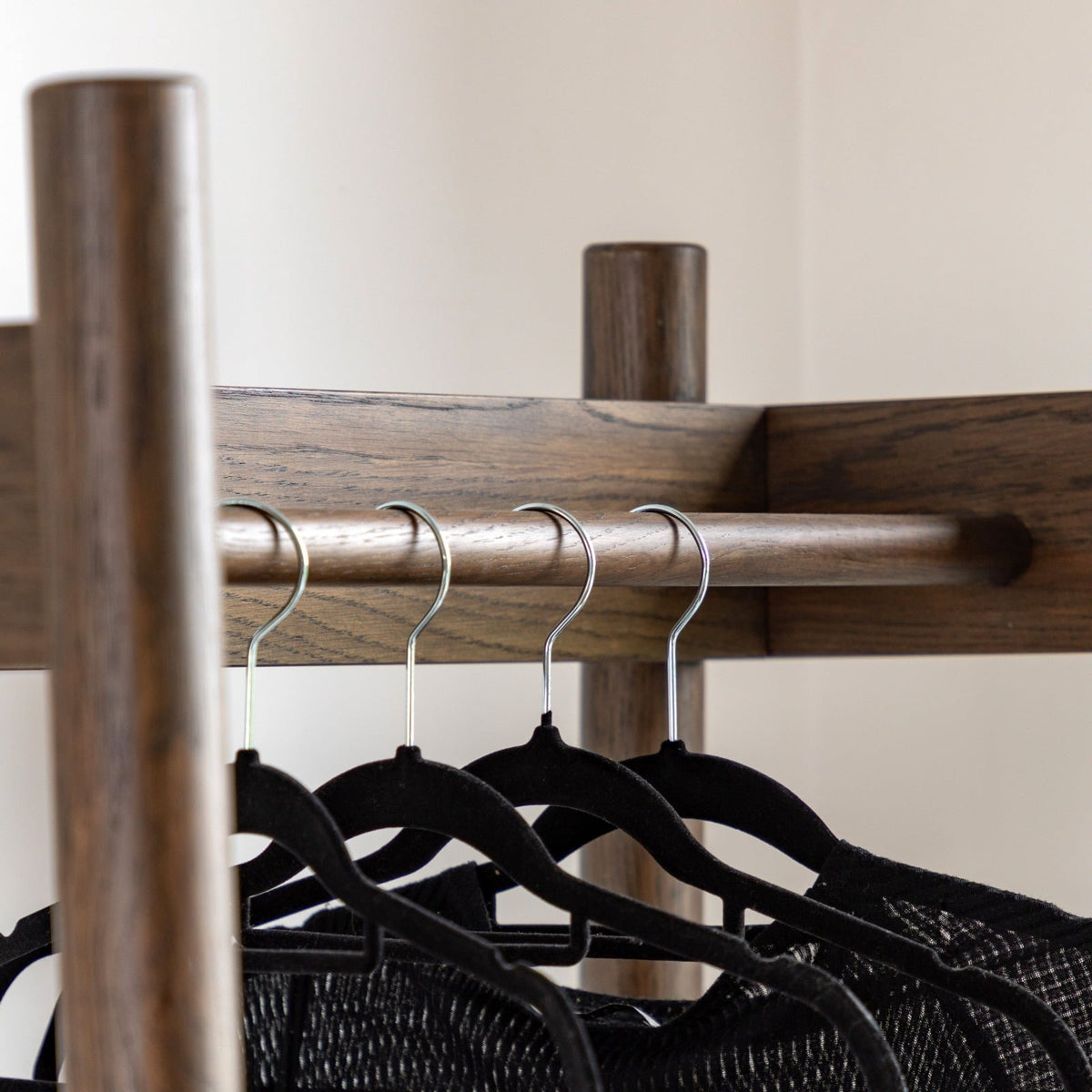 Heath Open Wardrobe in Smoked