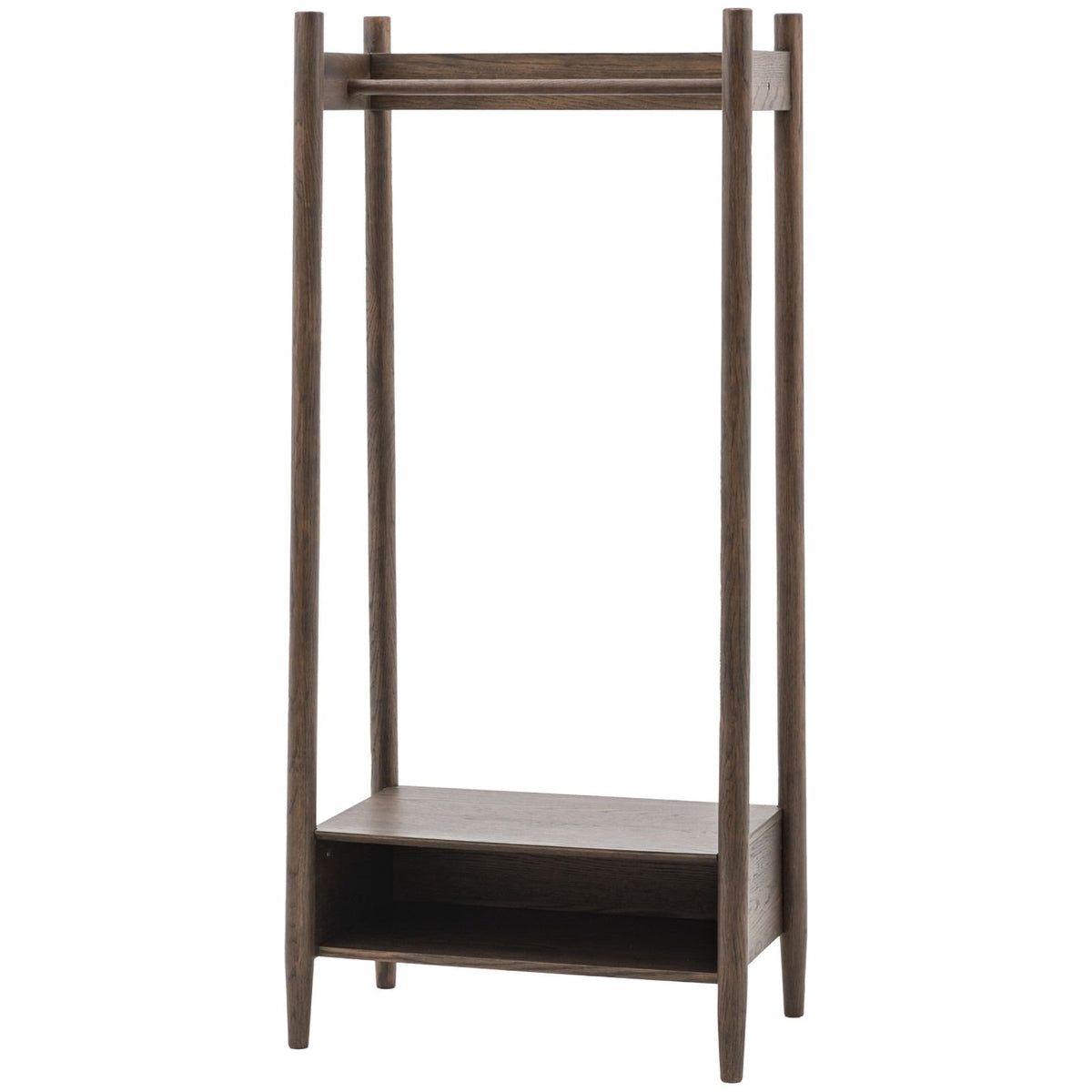 Heath Open Wardrobe in Smoked