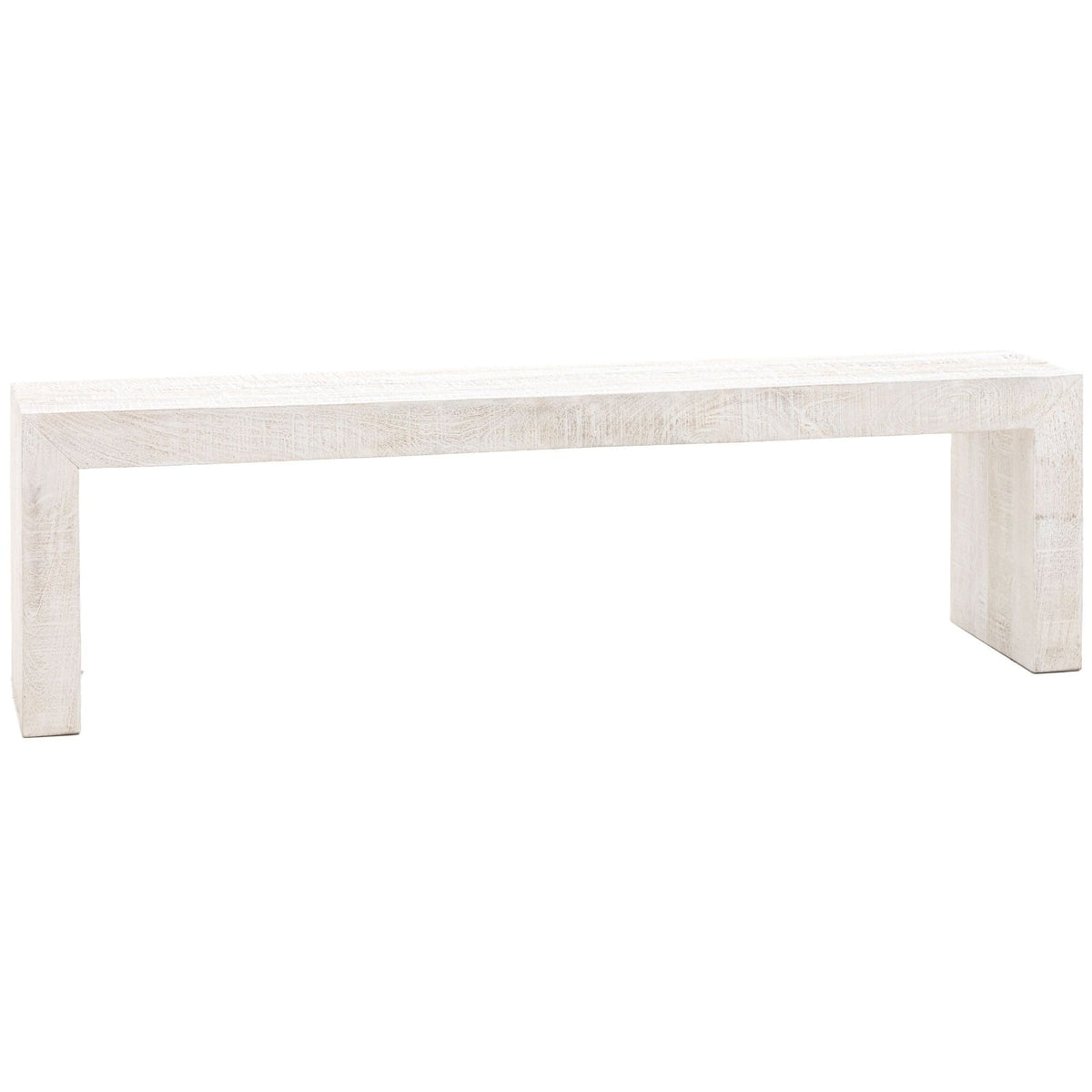 Wisconsin Dining Bench in Whitewash