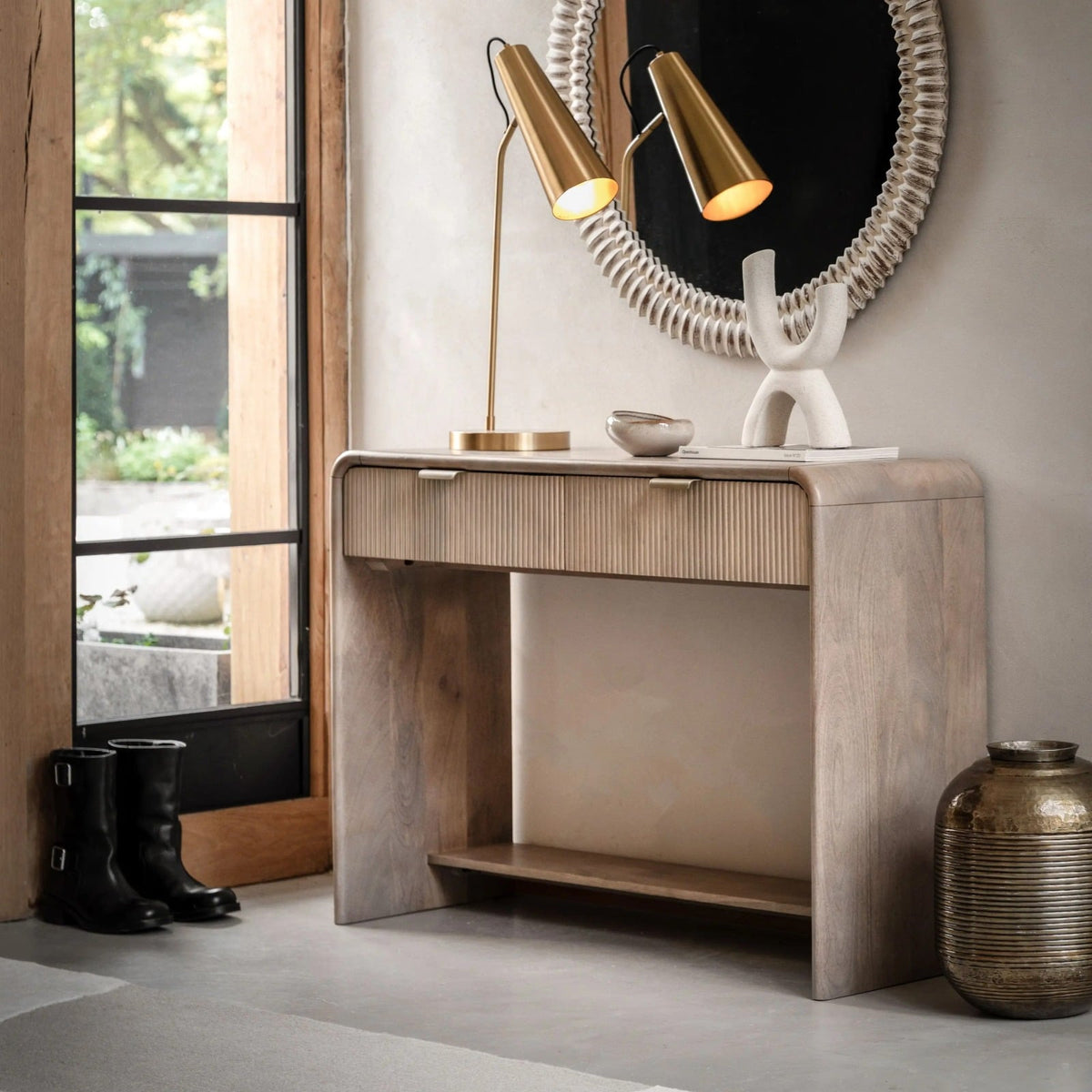 Celena Console Table with 2 Drawers