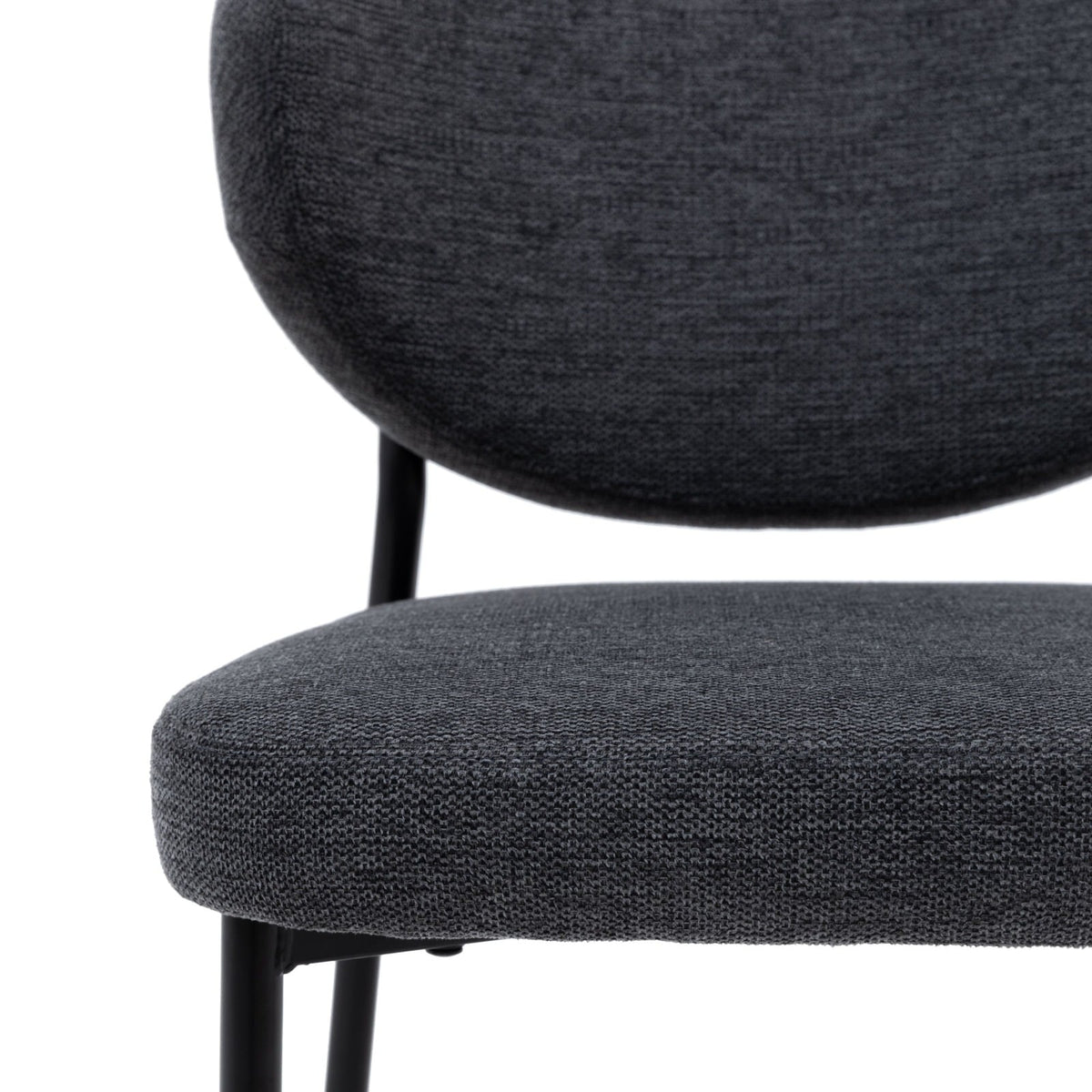 Otto Dining Chair in Charcoal Set of 2